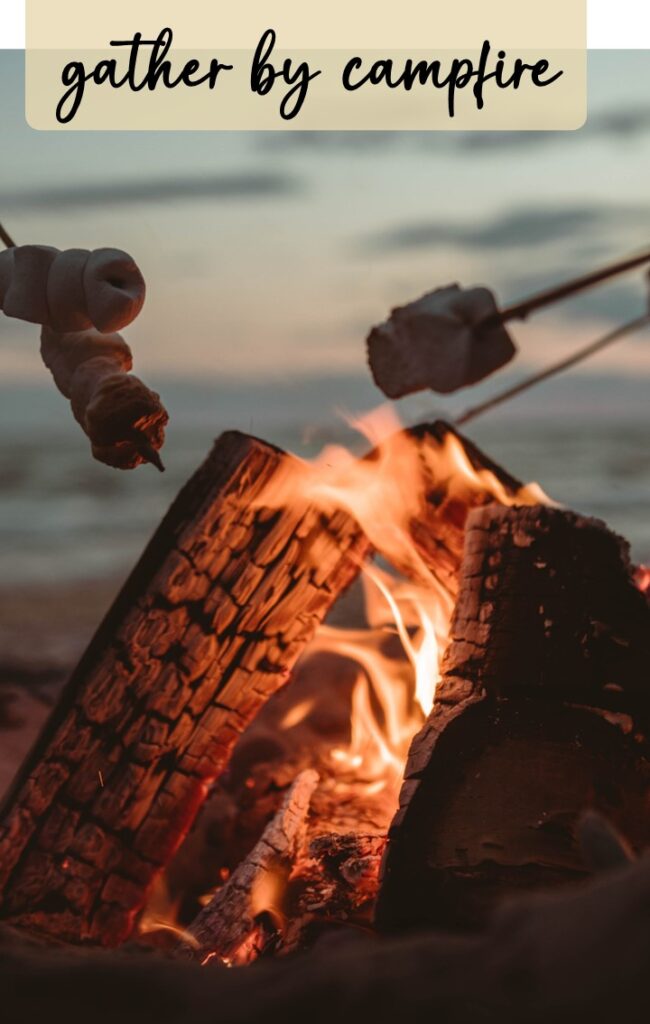 Campfire at Mia Glamping