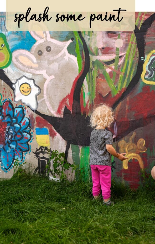 Painting Wall at Mia Glamping