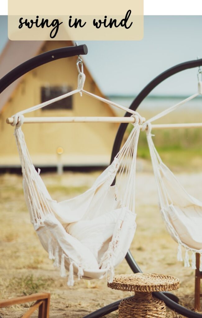 Hammocks at Mia Glamping